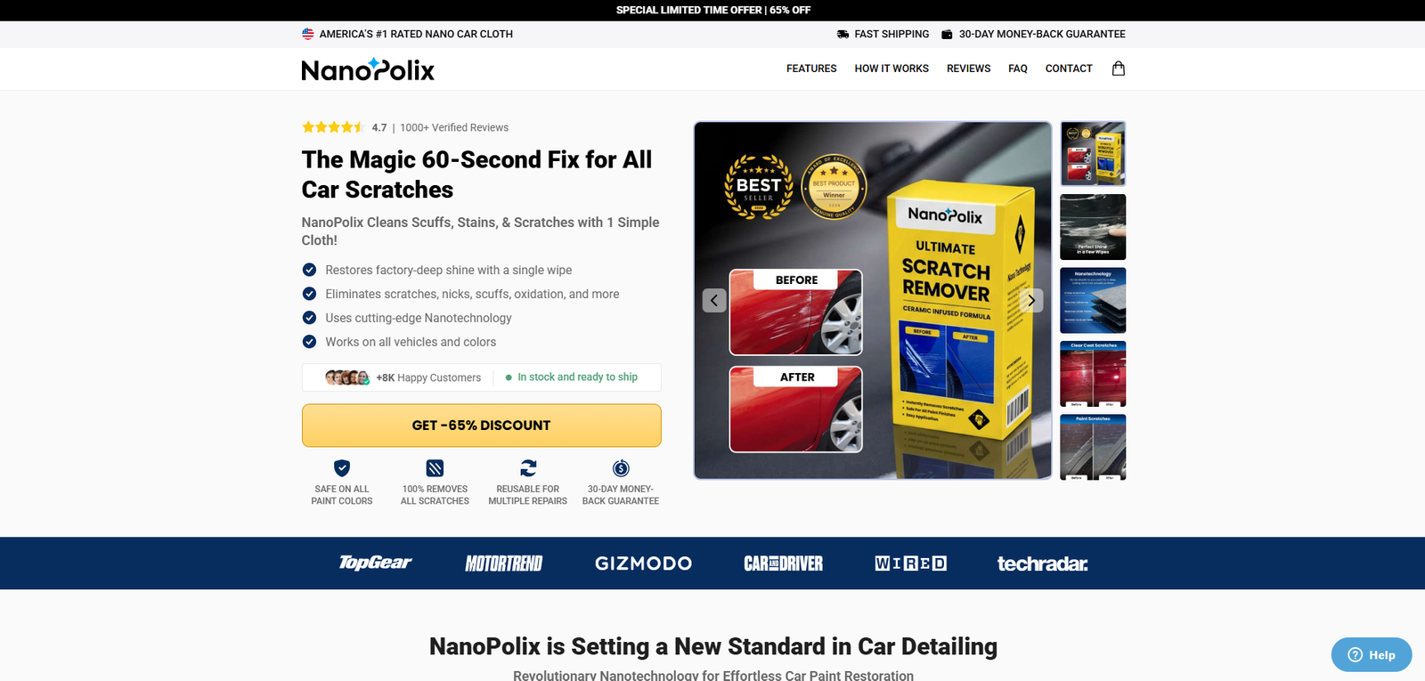 NanoPolix checkout